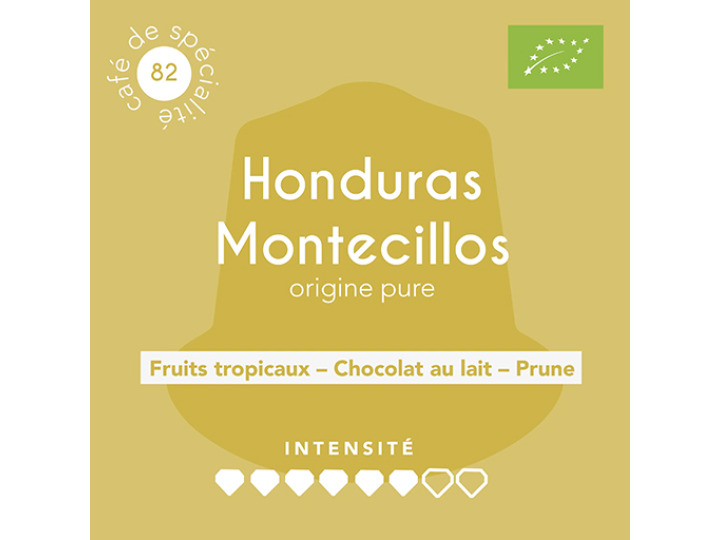 Café capsules Origine pure Honduras bio 10 cap